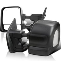 Spec-D Tuning Heated Power Towing Mirrors w/LED Signal, Blind Spot Sensor, Memory Function Compatible with 2016-2022 Nissan Titan, Left + Right Pair