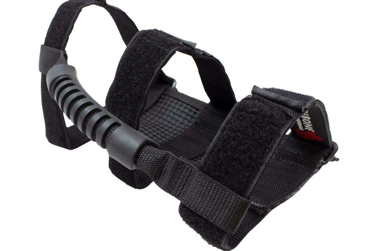 Black Fishbone Offroad Grab Handles with Straps