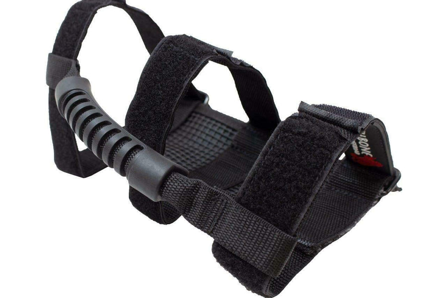 Black Fishbone Offroad Grab Handles with Straps