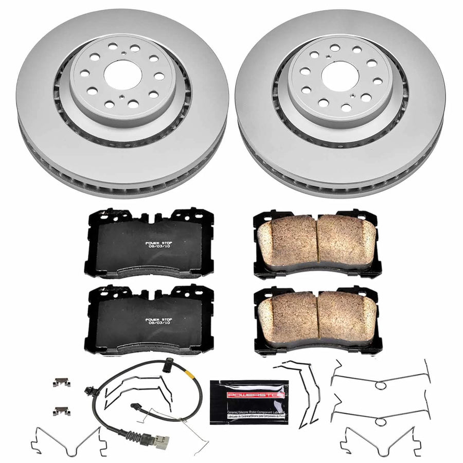 Power Stop Z17 Evolution CRK4687 Geomet Coated Brake Kit For Lexus LS460 2007-2009, Lexus LS600h 2008-2009 [Model Specific]