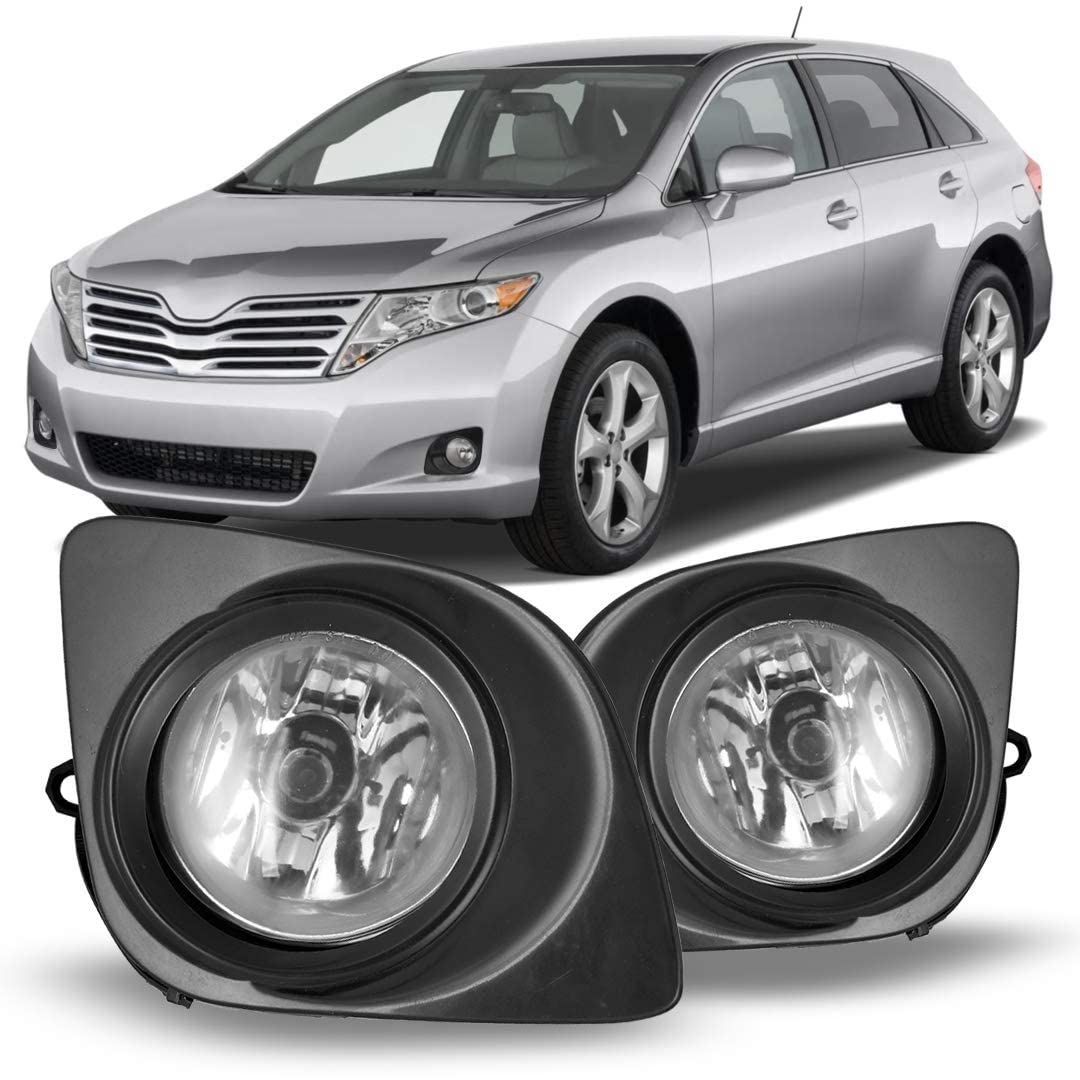 Winjet Driving Fog Lights OEM Series for [2009 2010 2011 2012 2013 2014 2015 Toyota Venza] + Switch + Wiring Kit