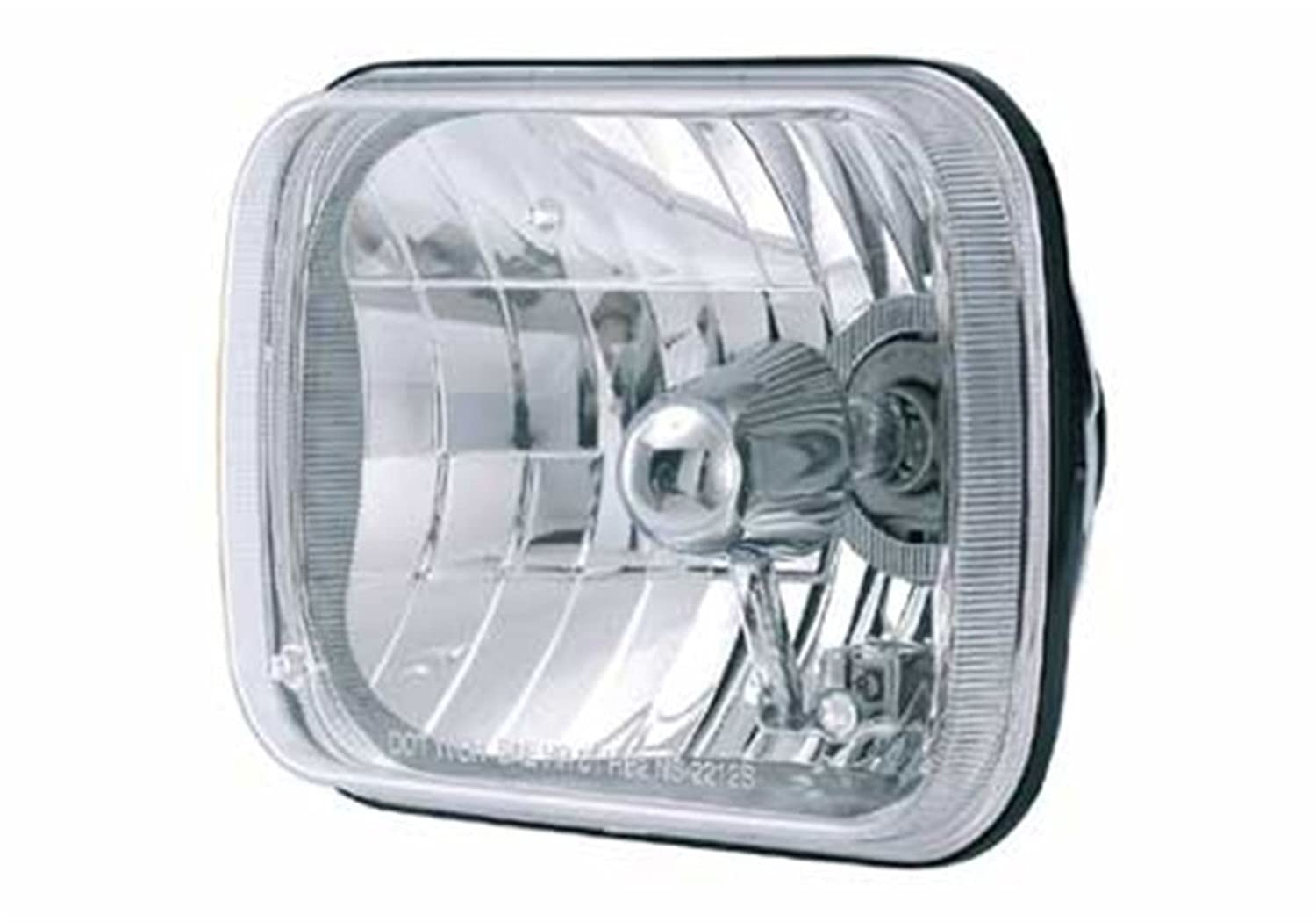 200mm Clear RAMPAGE PRODUCTS Rectangular Halogen Headlight Conversion Kit Universal Fit | Waterproof, 60 Watts, Glass Lens, Clear | 5081127 | Fits Universal Fit