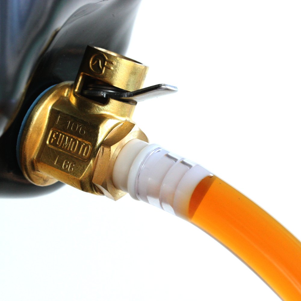 FUMOTO® VALVE F108S WITH SHORT NIPPLE 16MM-1.5 WITH LC-10