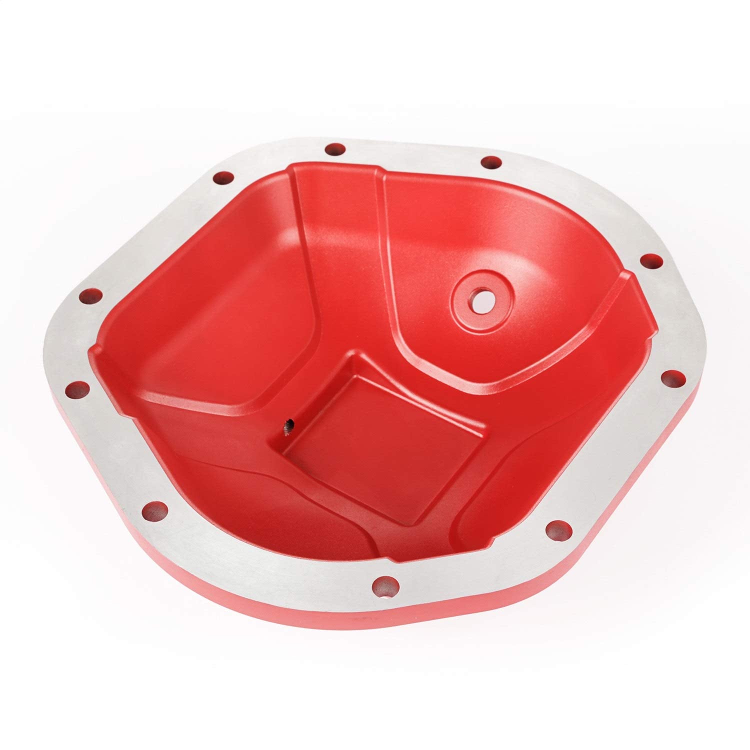 Differential Cover Alloy USA for Dana 44 | Aluminum, Red | 11212 | Fits 1987-2006 Jeep Wrangler YJ/TJ/LJ; 1984-1990 Jeep Wagoneer; 1993-2004 Jeep Grand Cherokee; 1986-1992 Jeep Comanche & Others