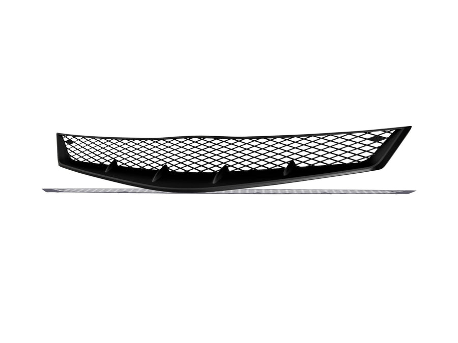 Mesh Front Hood Grille Armordillo USA 7165175 - Matte Black Fits 2006-2008 Honda Civic 2 Door Coupe
