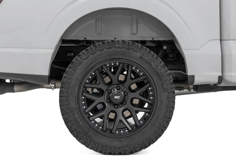 Mud Flap Delete Rough Country for Ford F-150 (2021-2025) - Heavy-Duty Tri-Blend ABS, Easy Install, Includes Rear Deletes