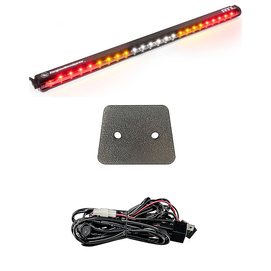 RTL Baja Designs 30-inch LED Bar Rear Light Kit for Honda Talon 2019-21 with 2-Seats UTV (Clear; Turn Signal)