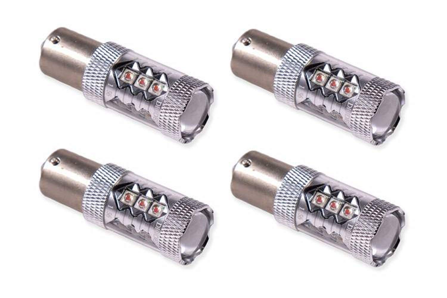 Red 1156 XP80 LED Bulb Diode Dynamics Four