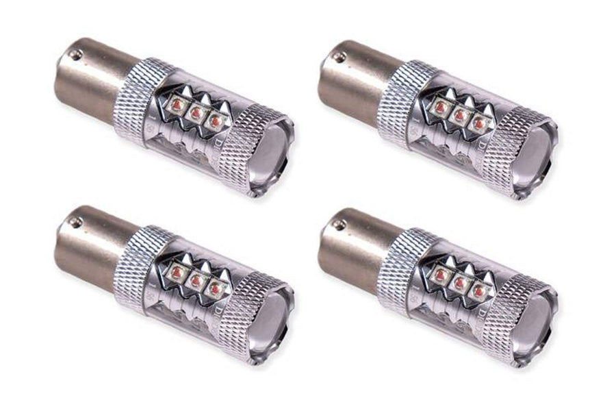 Red 1156 XP80 LED Bulb Diode Dynamics Four