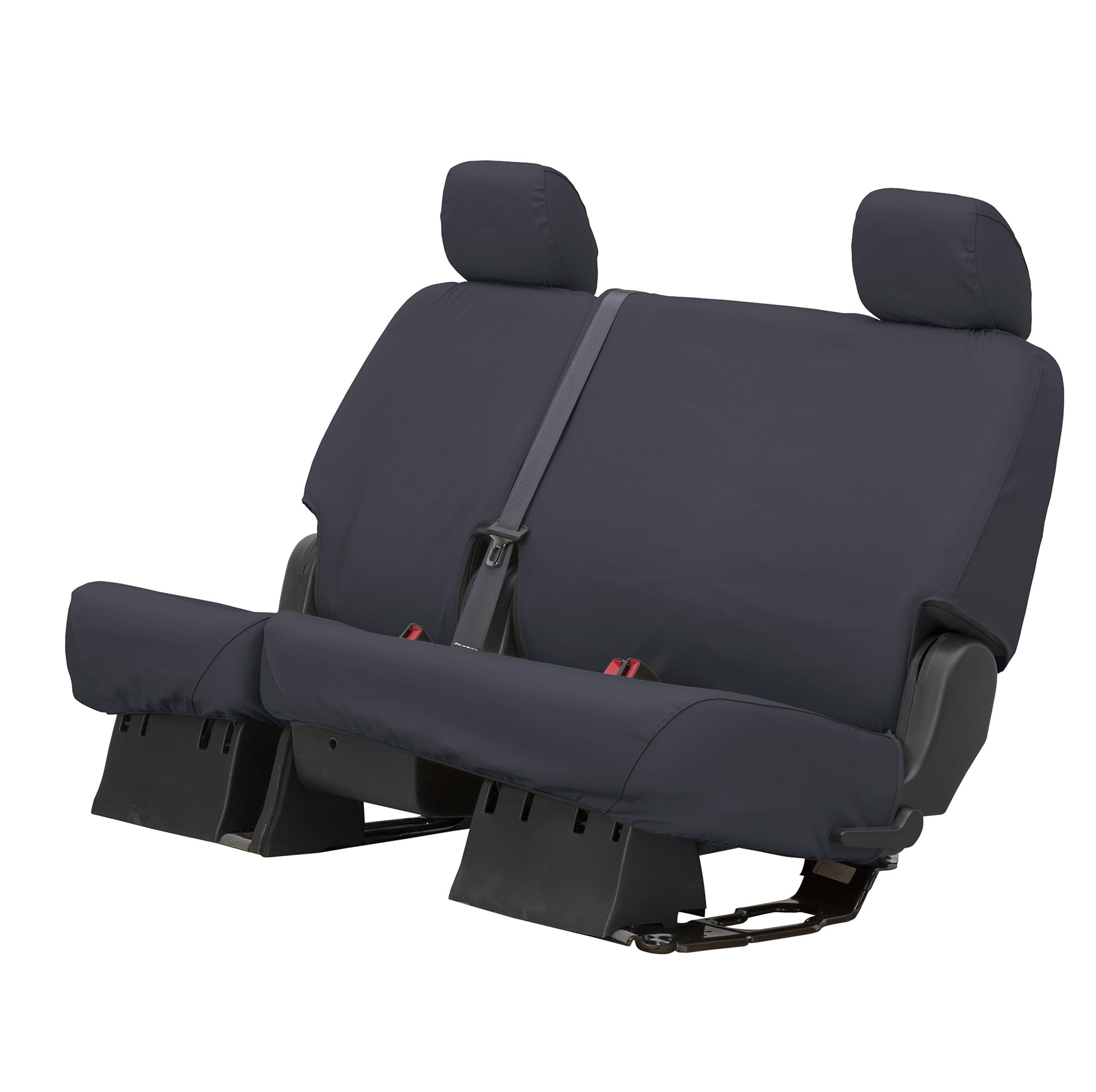 Covercraft Custom Polycotton Seat Covers | Fits 2022-2025 Nissan Pathfinder | 2nd Row 60/40 Bench Seat, Charcoal
