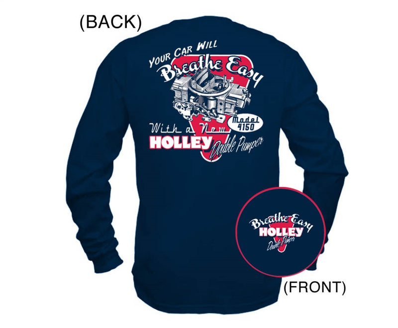 Holley Retro 10015-MDHOL Double Pumper Long Sleeve T-Shirt