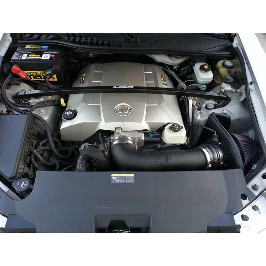 Cold Air Intake System K&N: High-Flow Air-Filter, Increase Performance & Horsepower: Compatible with 2004-2005 CADILLAC CTS-V, 57-3054