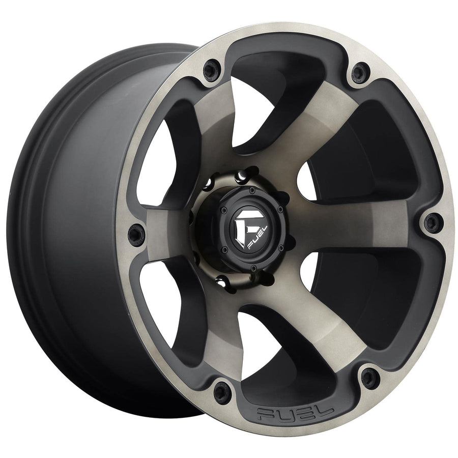 1PC Fuel D564 17X9 8X6.5 MT-BLK-DDT 01MM