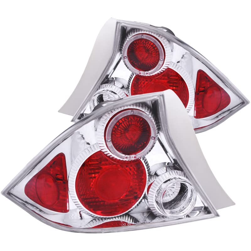 Chrome Euro Tail Light Set-Clear Lens ANZO USA 221045