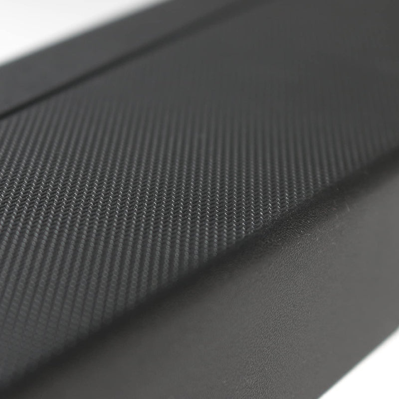 Black Tailgate Moulding Spec-D Tuning Protector Cover Compatible with Chevrolet Chevy Silverado GMC Sierra 1500 2014-2018