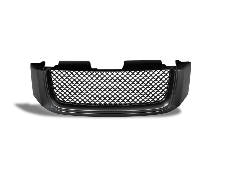 7165663 Armordillo USA Mesh Front Hood Grille - Matte Black Fits 2002-2008 GMC Envoy