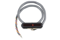 Black Aluminum LED Horizontal Dash Indicator Bezel Lokar XCIND-1702