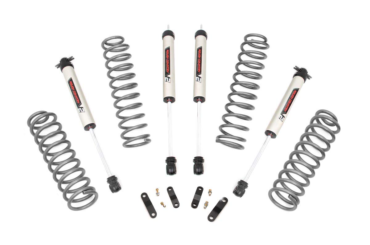 Rough Country 2.5" Lift Kit V2 for 2007-2018 Jeep Wrangler JK Unlimited - 67970