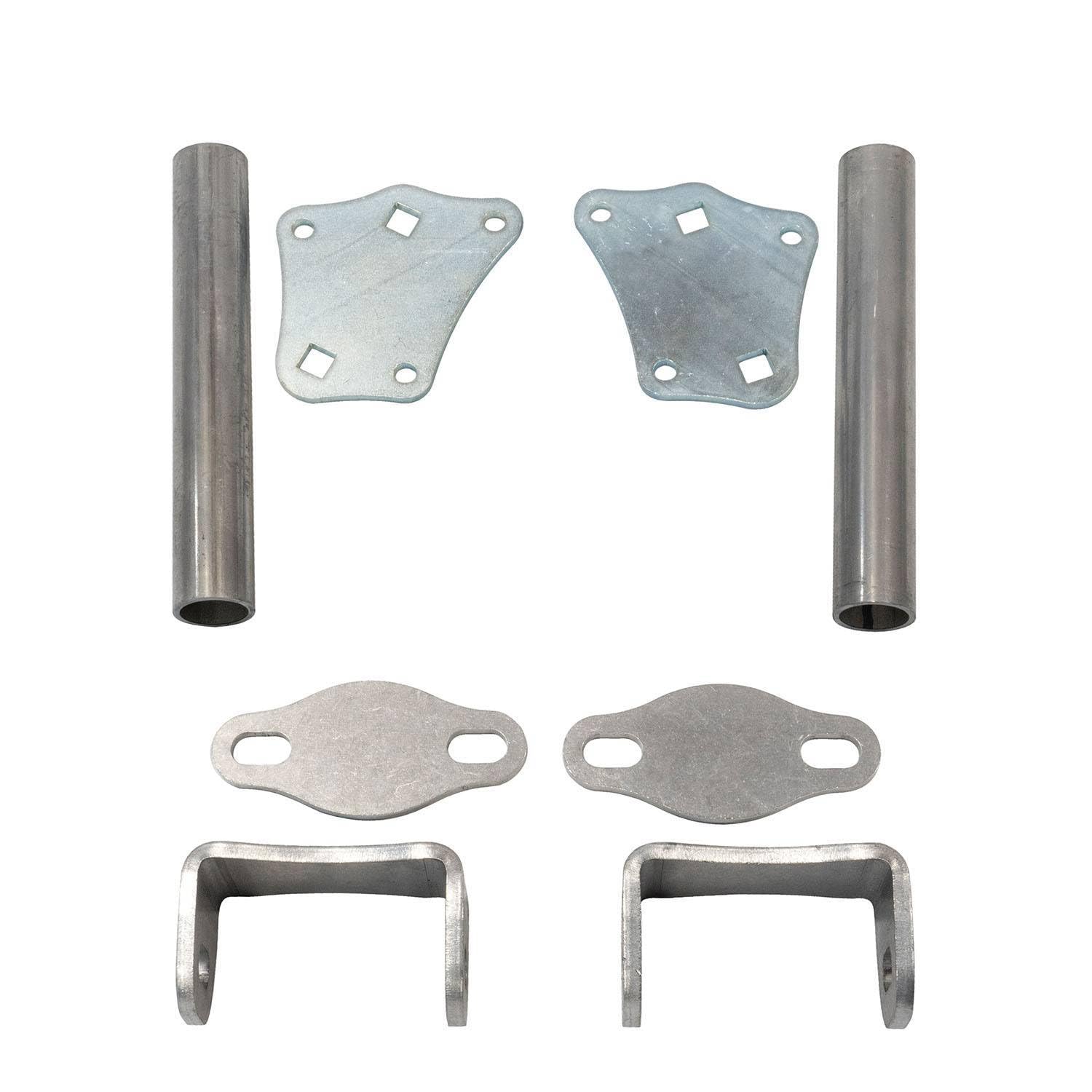 Motor Mount QA1 7740-378 - Do-It-Yourself - Weld Together - Bolt-On - Steel - Natural - Small Block Chevy/Big Block Chevy - Kit