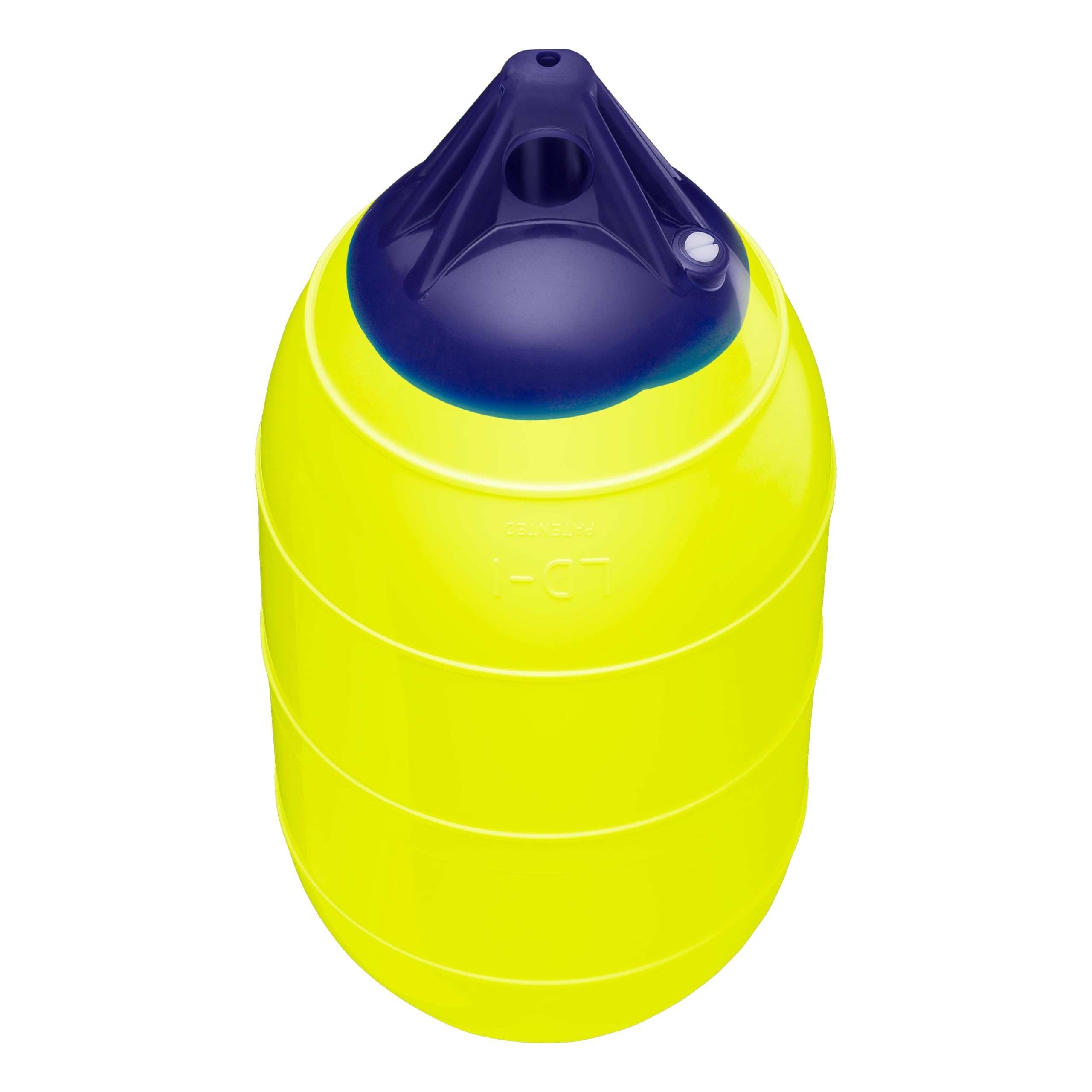 Polyform Low Drag Buoy LD-1 Standard Blue Ropehold - Saturn Yellow Series