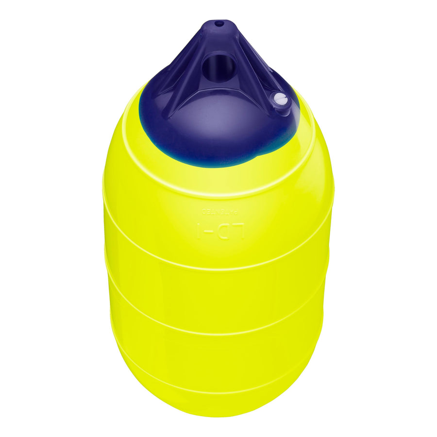 Polyform Low Drag Buoy LD-1 Standard Blue Ropehold - Saturn Yellow Series