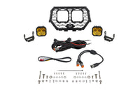 Stage Series Diode Dynamics LED Grille Kit compatible with Polaris RZR XP 2014-2023, Yellow Combo Pro
