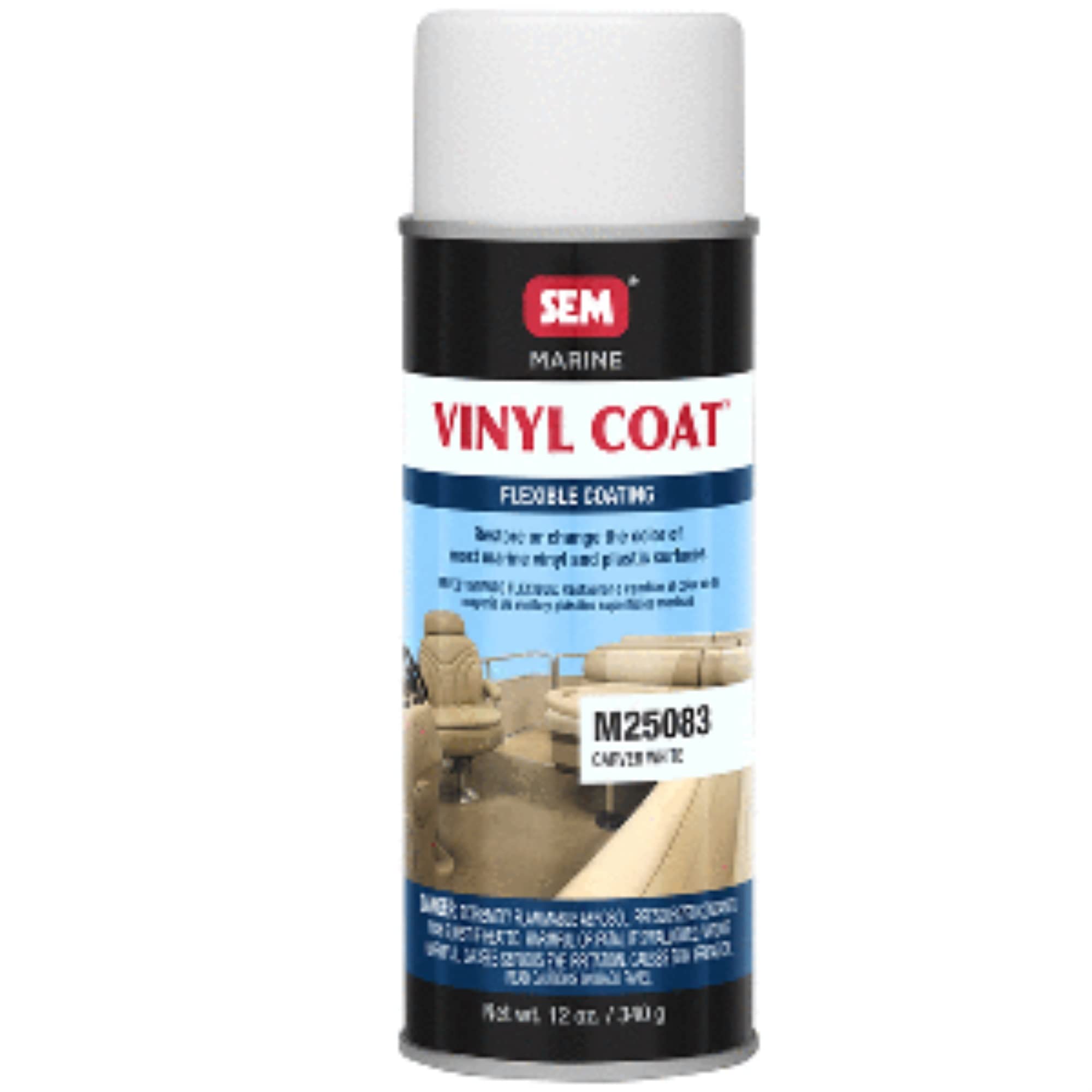 Marine Vinyl Coat Spray Sem Carver White