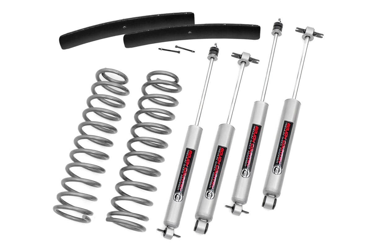 3" Rough Country Suspension Lift Kit for 1986-1993 Jeep Comanche MJ - 62530