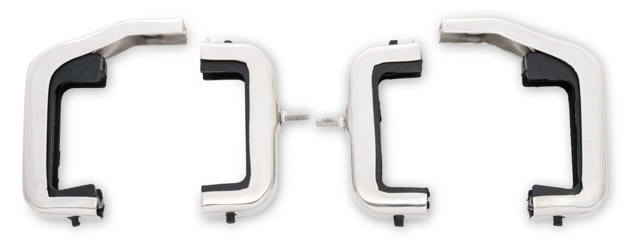 Bronco Rad Brkt Set Scott Drake - 4 Row Ss (C6TZ-8A193-4SK)