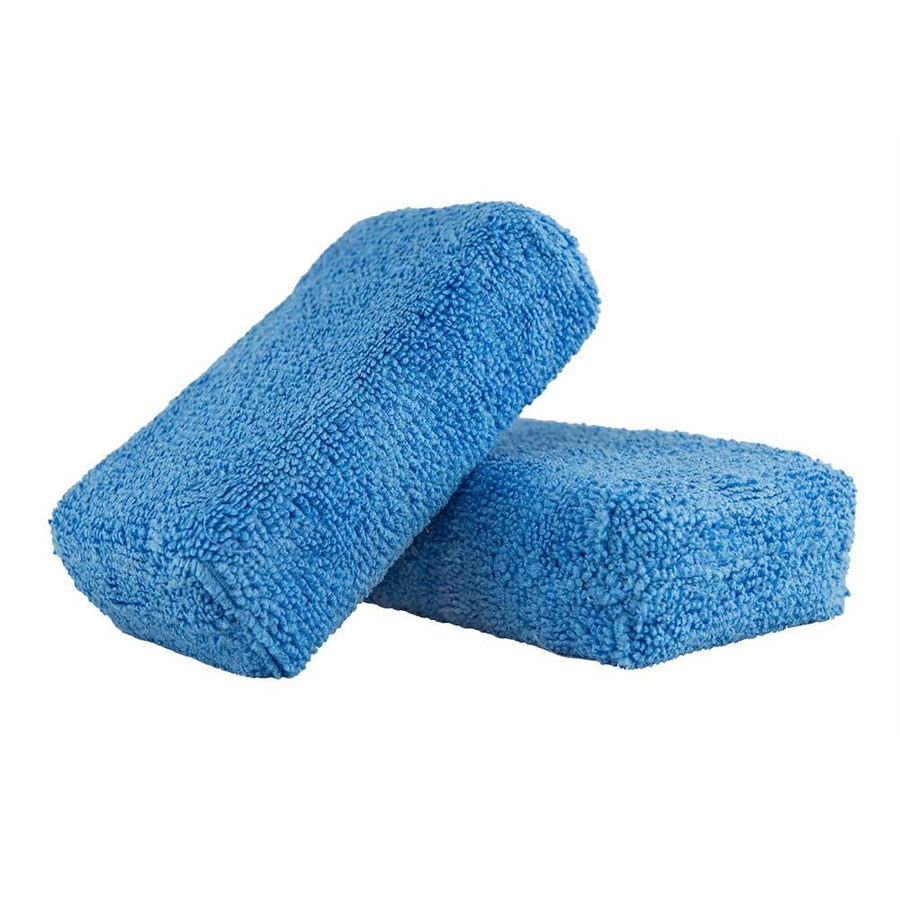 Chemical Guys Microfiber Premium Grade Applicator Pads - 2 Pack - Ultra-Soft Foam Core Detailing Pads for Wax, Sealant, Dressing, Interior & Exterior Car Care (MIC_292_02)