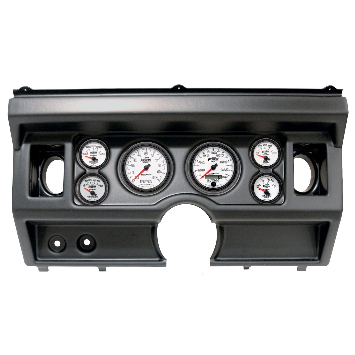 AutoMeter Dash Kit Direct Fit, (3 3/8" X2, 2 1/16" X4), Ford Truck Ac 80-86, Phantom Ii (2919-10)