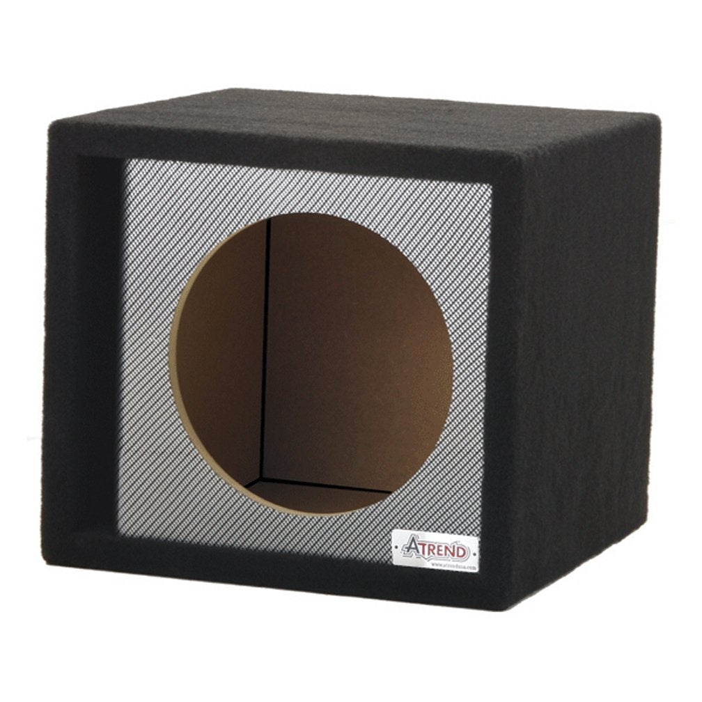 Black 10" Single Vented Carbon Fiber