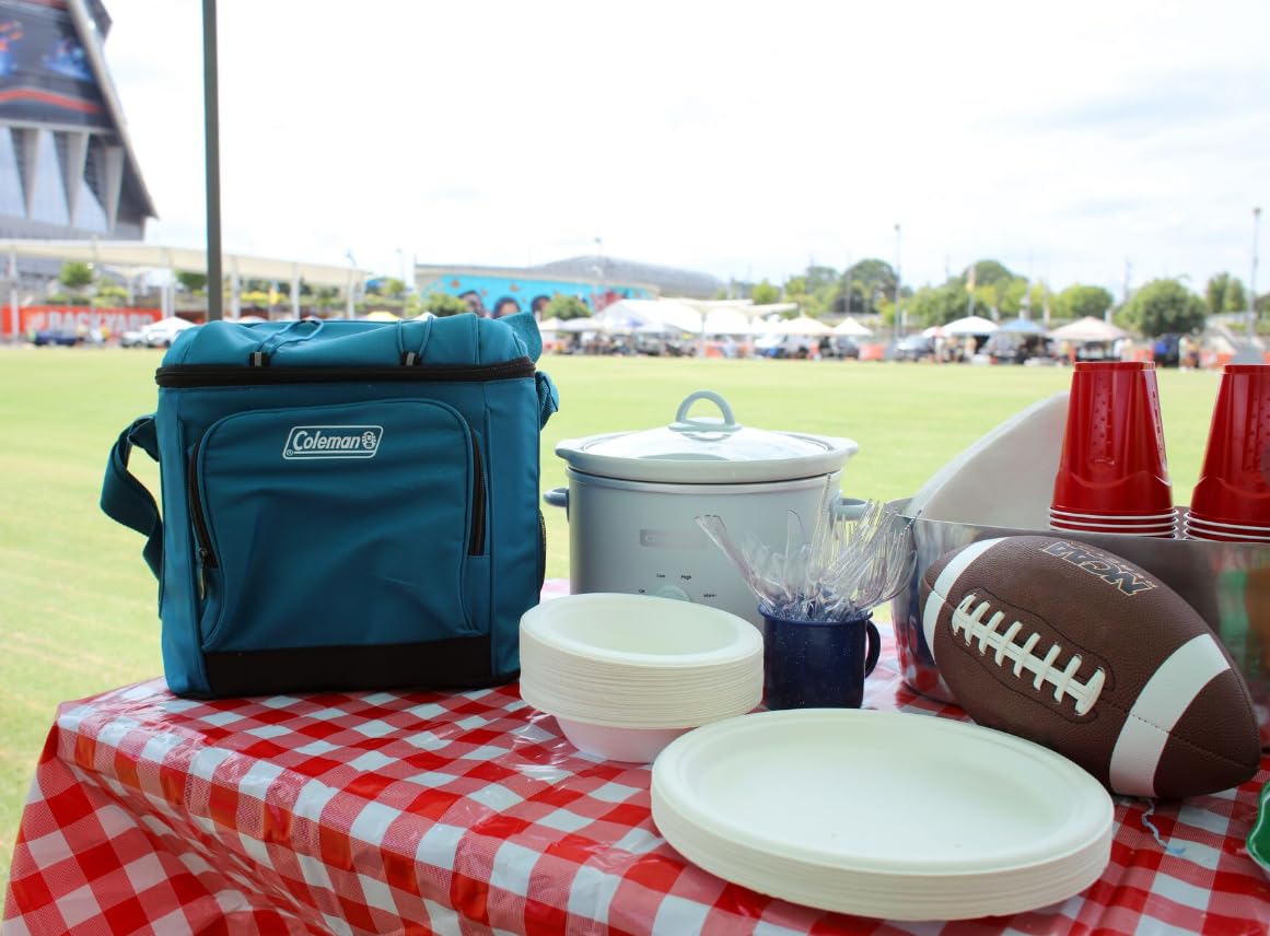 Coleman Insulated Chiller Soft Cooler, Leakproof 9/16/30 Can Cooler with 12+ Hour Ice Retention, Made with Recycled Materials, Great for Lunch, Camping, Beach, Pool, Sports, & More