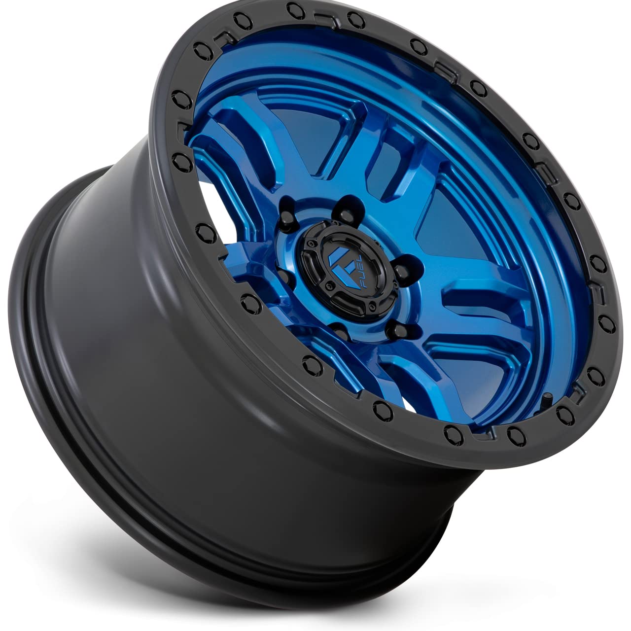 Fuel 1PC D790 AMMO Blue With Black Lip 20X10 6X139.7 Wheel Rim