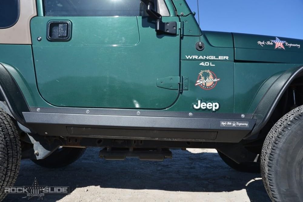 TJ Rock Slide Engineering 2 Door Step Sliders for Jeep Wrangler 1997-2006, BD-SS-100-TJ