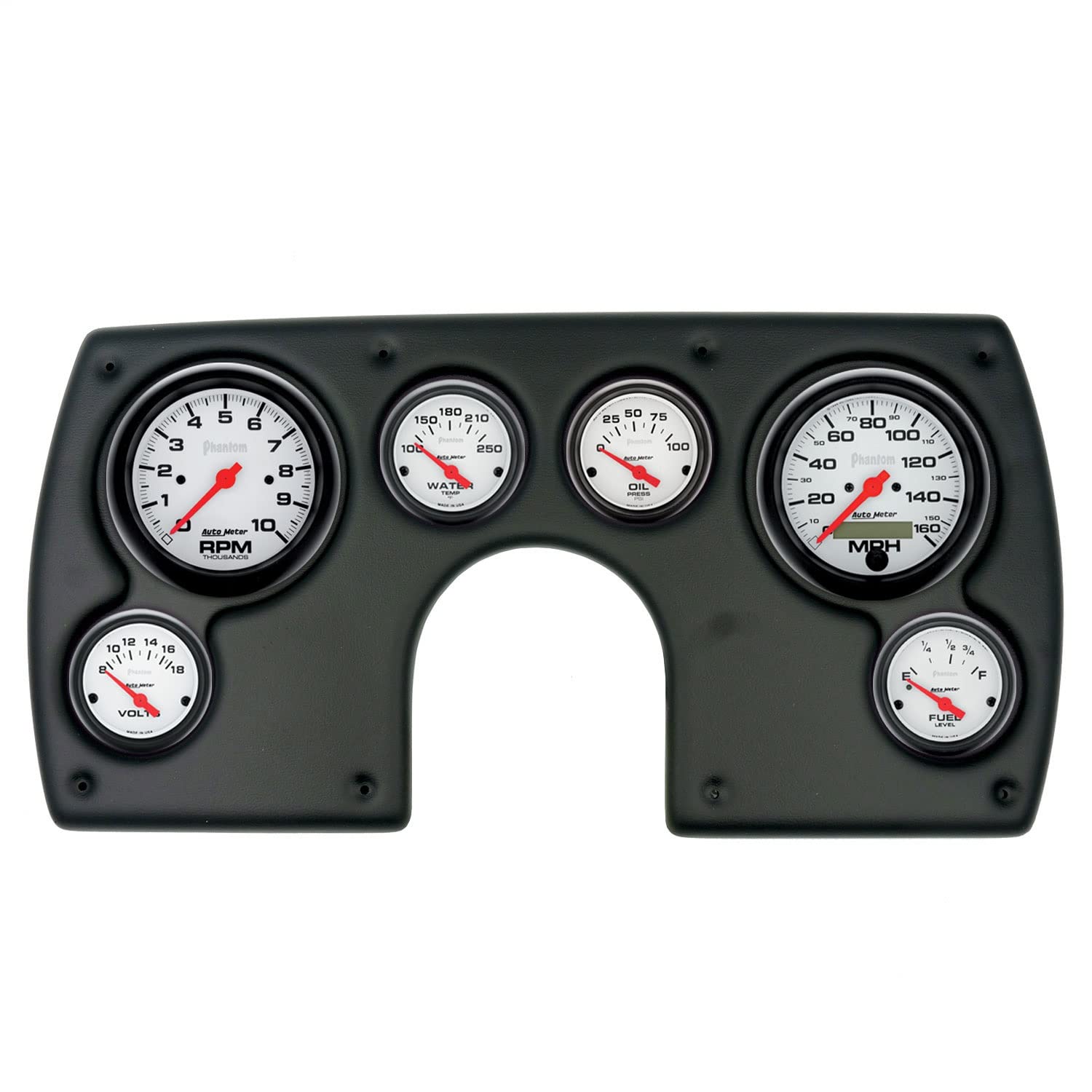AutoMeter Dash Kit Direct Fit, (3 3/8" X2, 2 1/16" X4), Chevy Camaro 69, Phantom (2921-09)
