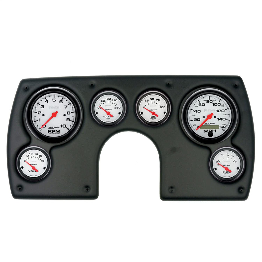 AutoMeter Dash Kit Direct Fit, (3 3/8" X2, 2 1/16" X4), Chevy Camaro 69, Phantom (2921-09)