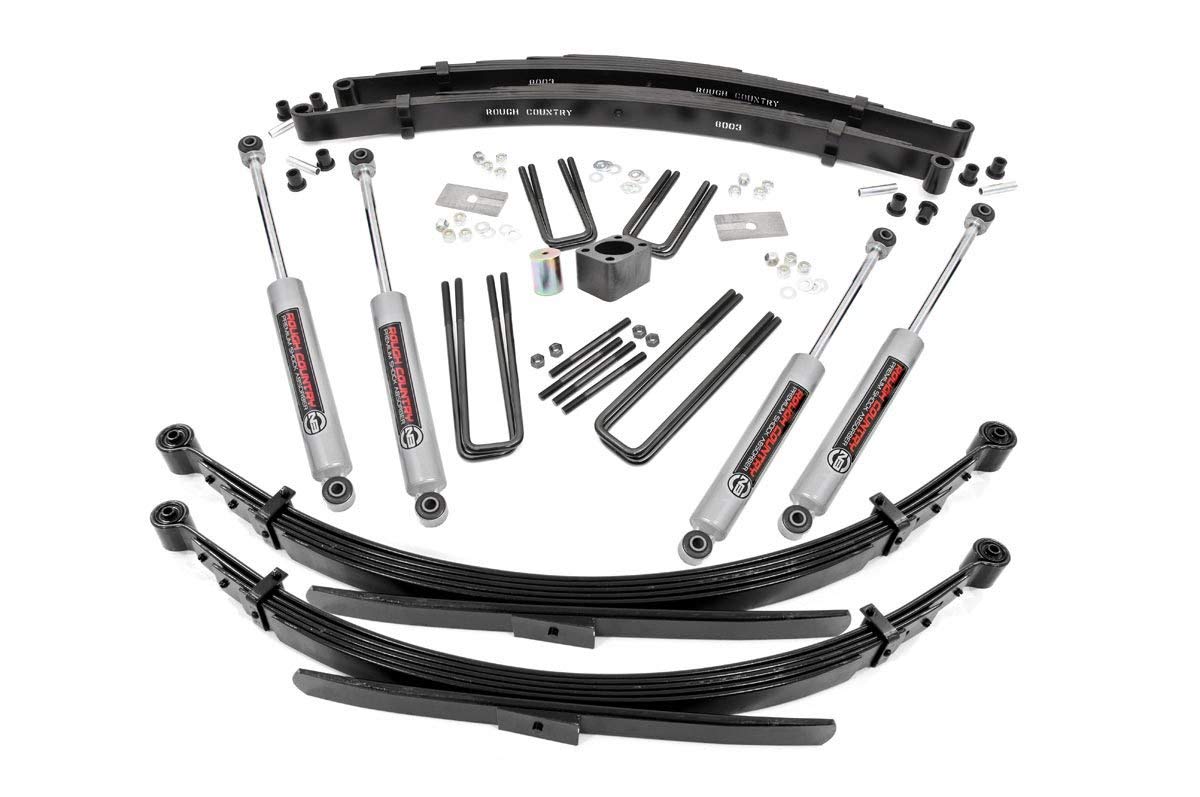 4" Lift Kit Rough Country for 1970-1974 Dodge W100/W200/W300 | Dana 60-331.20