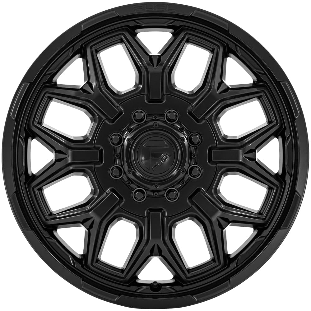 FLUX FUEL OFF-ROAD DUALLY 22X8.25 8X170 8.72 104mm BLACKOUT - D871228217
