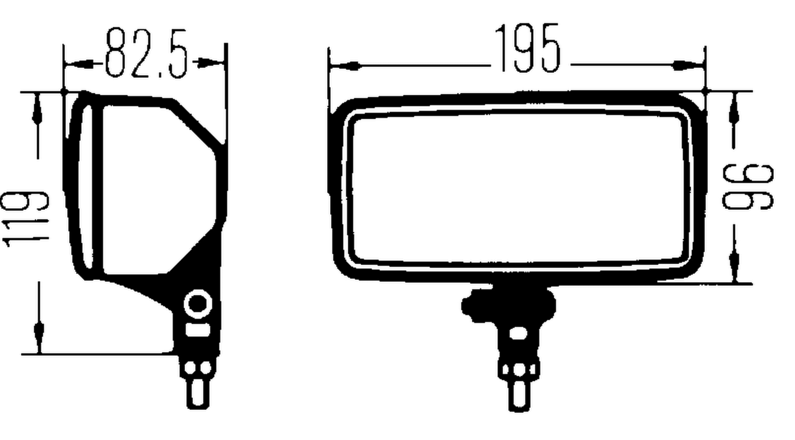 550 DRIVING LIGHT HELLA 005700471 (CLEAR LENS) H3 12V SAE/ECE, Multi