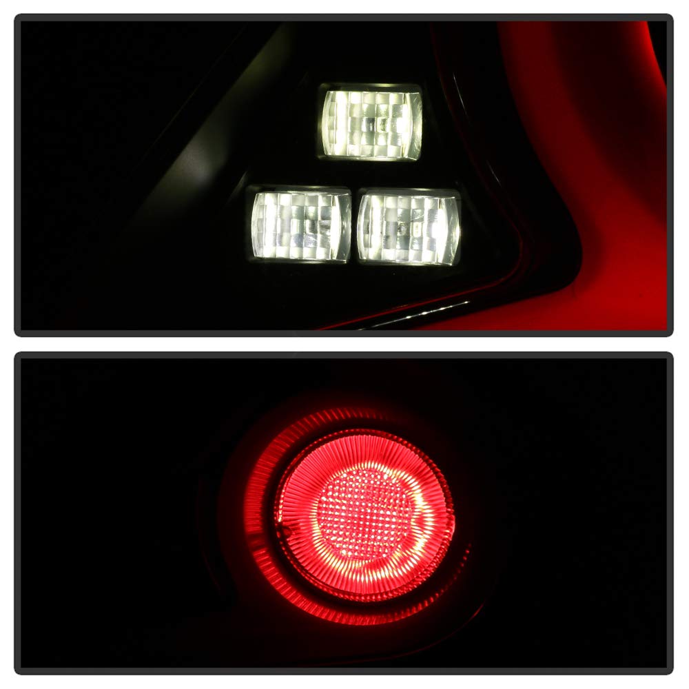 Honda Civic 2016-2019 Spyder 5086051 4 Door Light Bar LED Tail Lights - Black