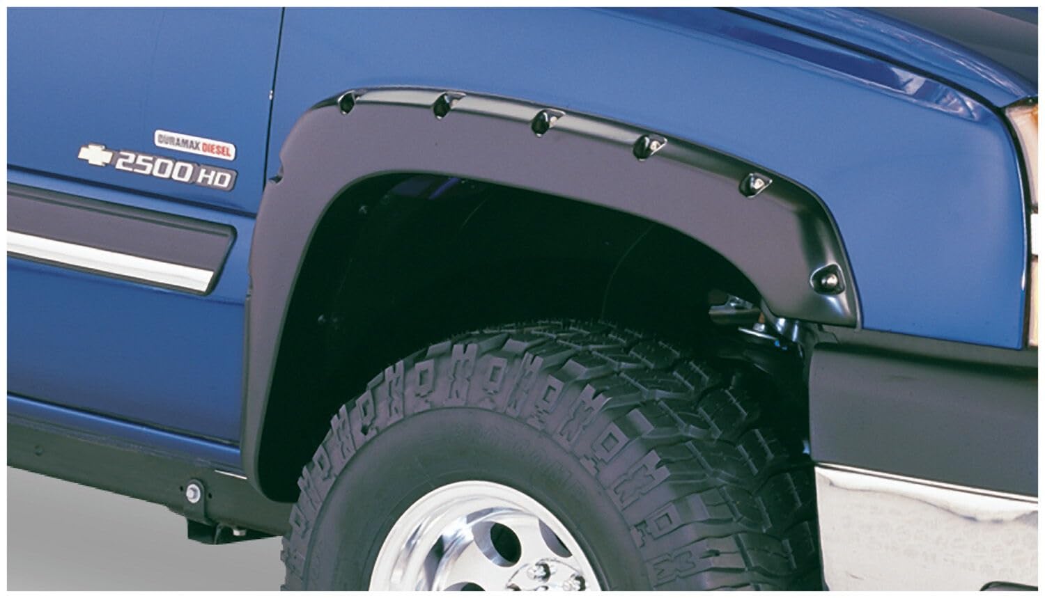 Husky Liners Pocket Style Fender Flares | Fits 2003-2007 Chevrolet Silverado 1500 & 1500 HD, 2500 HD & 3500 (2007 Classic Body Only, Excludes Dually) | Front & Rear, 4-pc Black - 2804918