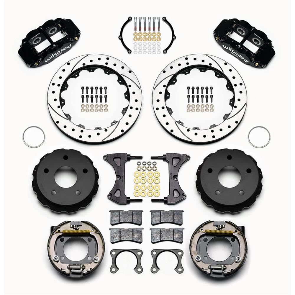 Rear P-Brk Kit, FNSL4R, 12.88", Drilled