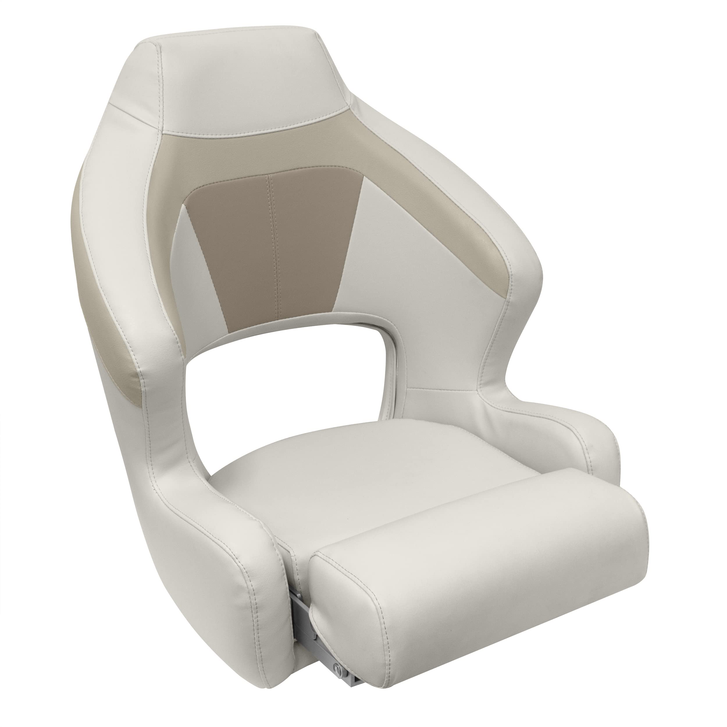 Premier Series Wise BM3338-1066 XL Bucket Seat with Flip Up Bolster, Stone/Mocha Java/Khaki