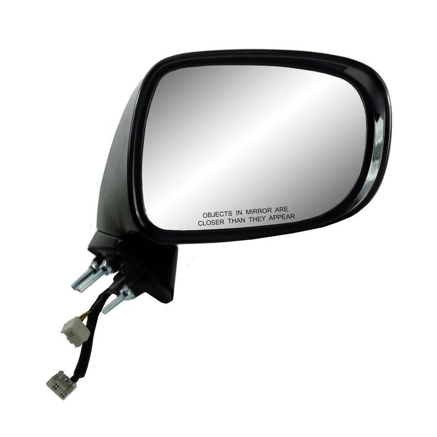 Fit System Mirror Passenger Side for Lexus IS250, IS350, Black w/PTM Cover, w/Memory, Puddle lamp, Foldaway, w/o auto dimming, Heated Power