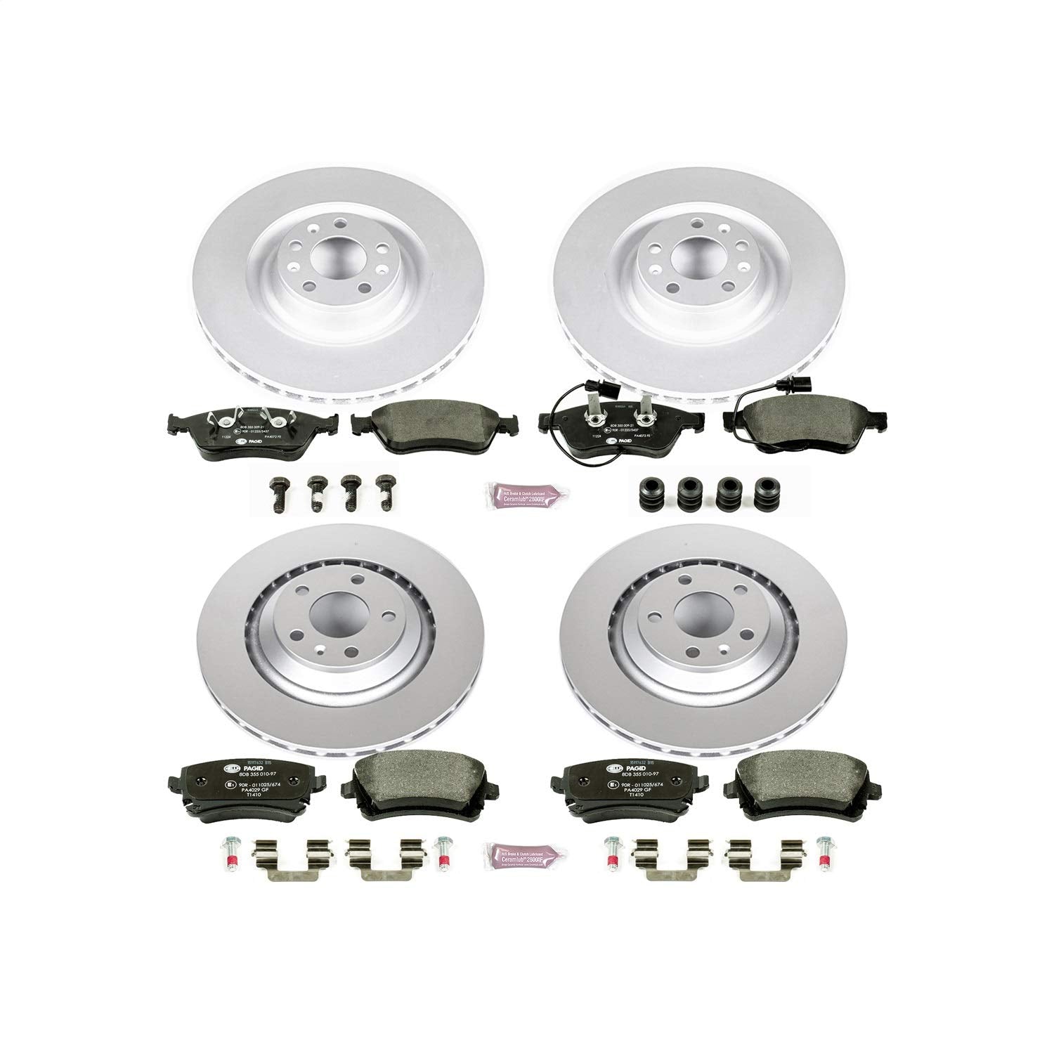 Euro-Stop Power Stop Brake Kit Front and Rear ESK5746
