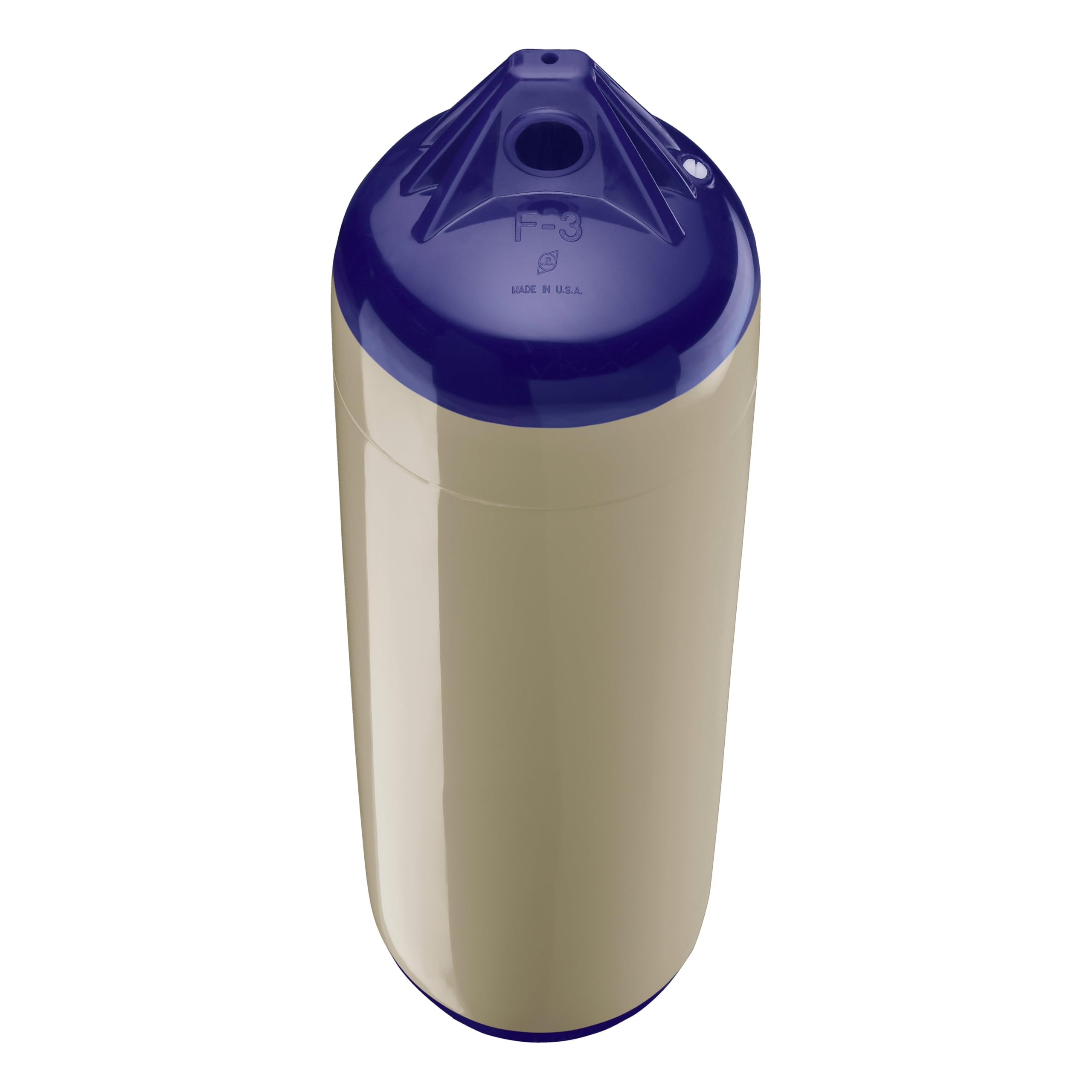 F-3 Standard Polyform Boat Fender Blue Ropehold - Sand
