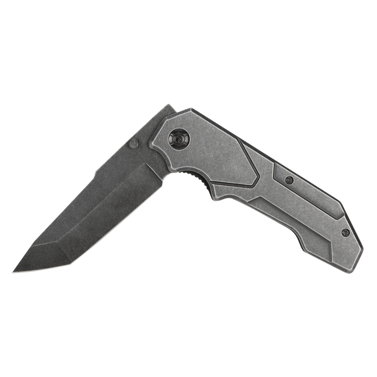 Non-Reflective Black Tanto Blade Performance Tool W9357 Pocket Knife with Inline Blade Lock and Pocket Clip - 8-1/4-Inch Overall Open Length