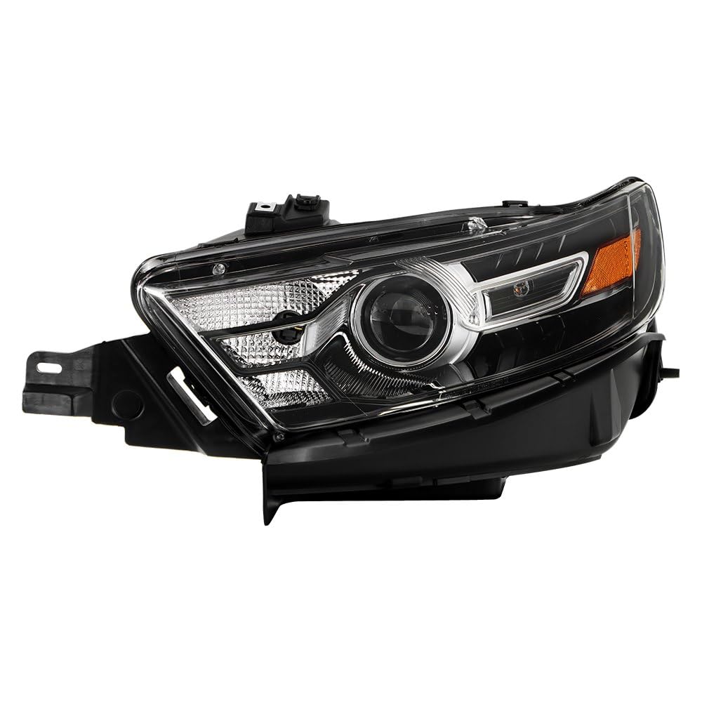 Ford Taurus Spyder (OE) 13-19 w/Black Bezel HID (Bulbs and Ballast Not Included) Headlight - OE Black Left