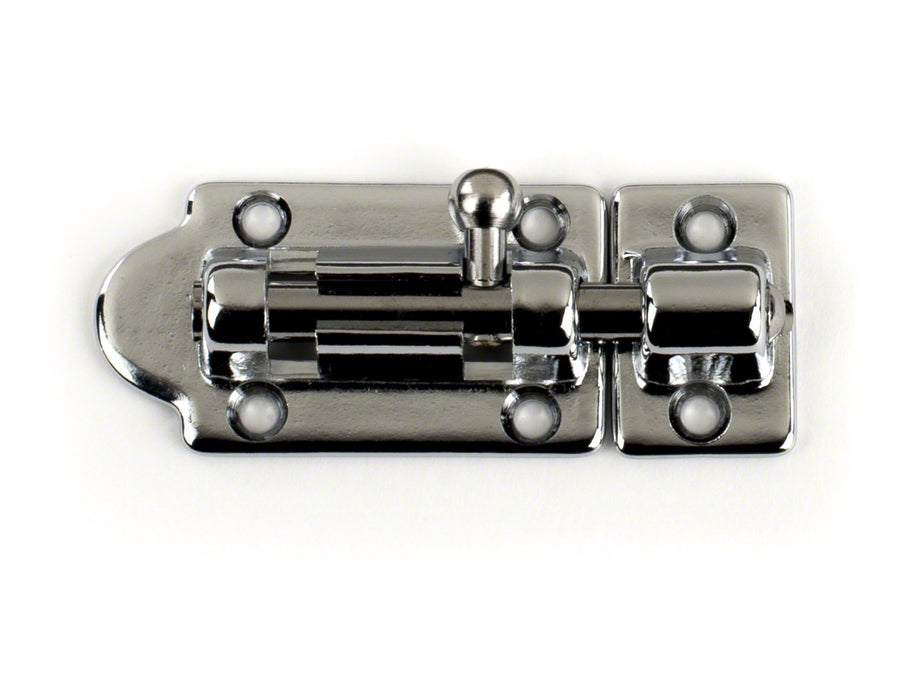 Chrome Plated Brass Barrel Bolt Whitecap Industries, 2-1/2-Inch S-0585C